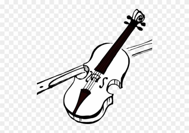 Скрипка контур