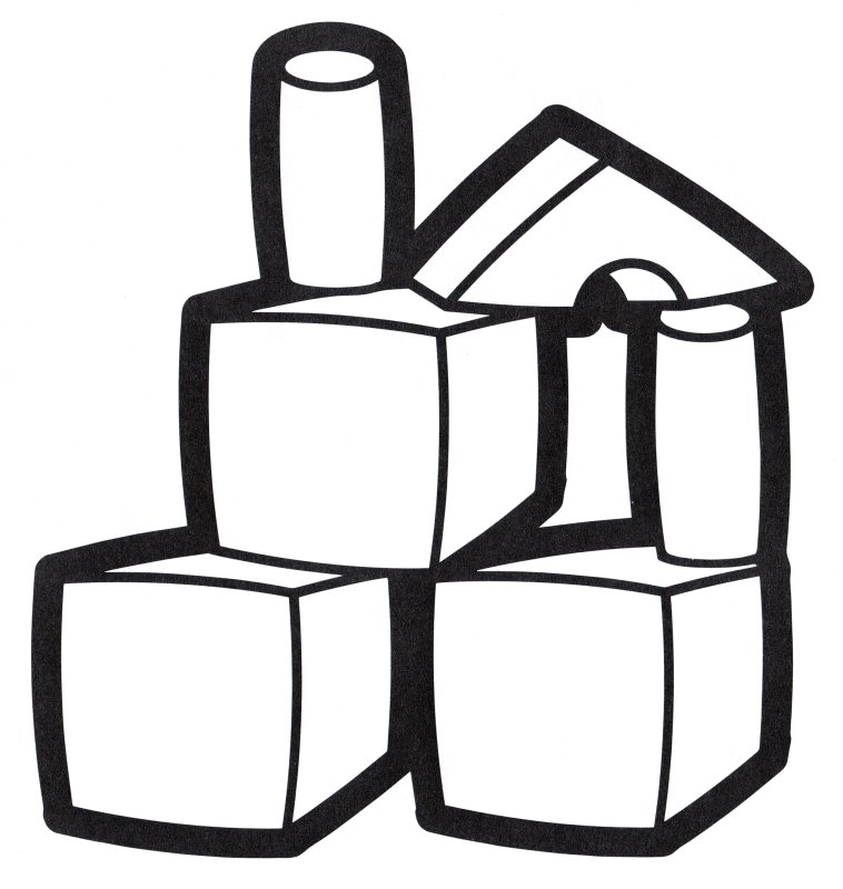 Кубики + раскраски