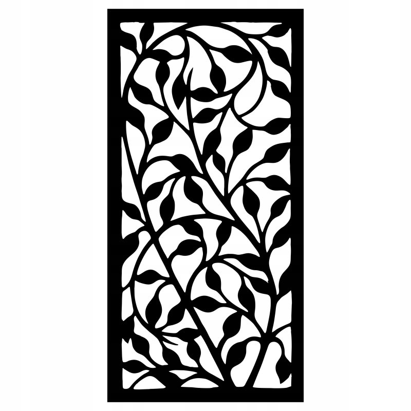 Трафаретное панно на стене