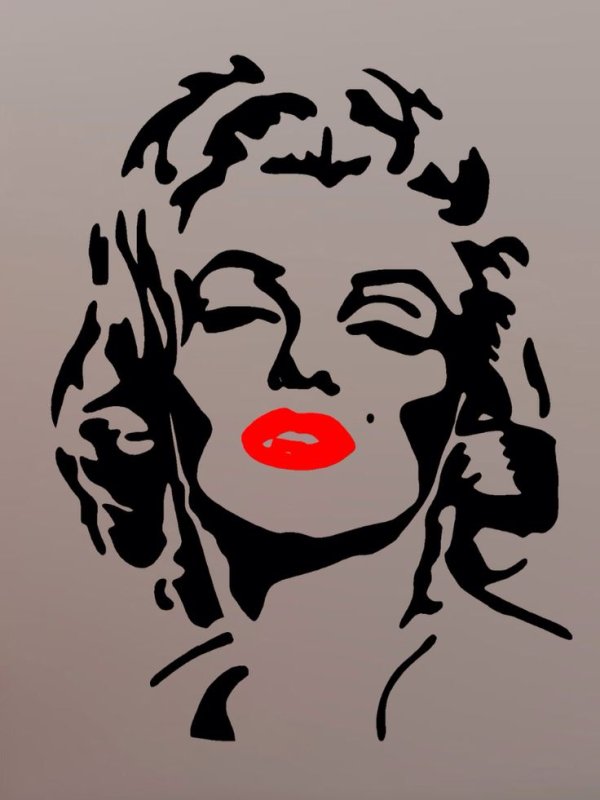 Поп арт лица рисунок