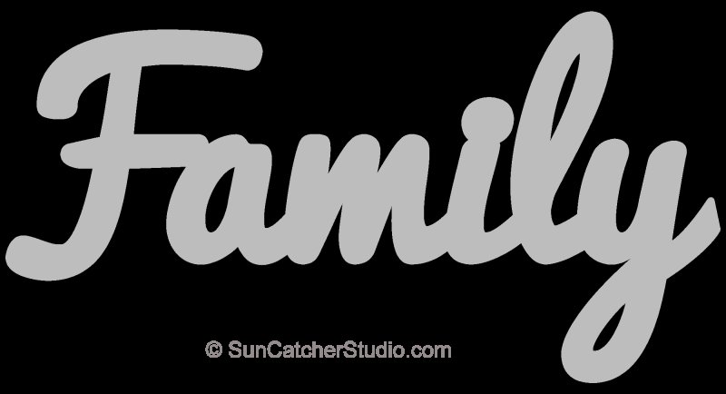 Трафарет надпись