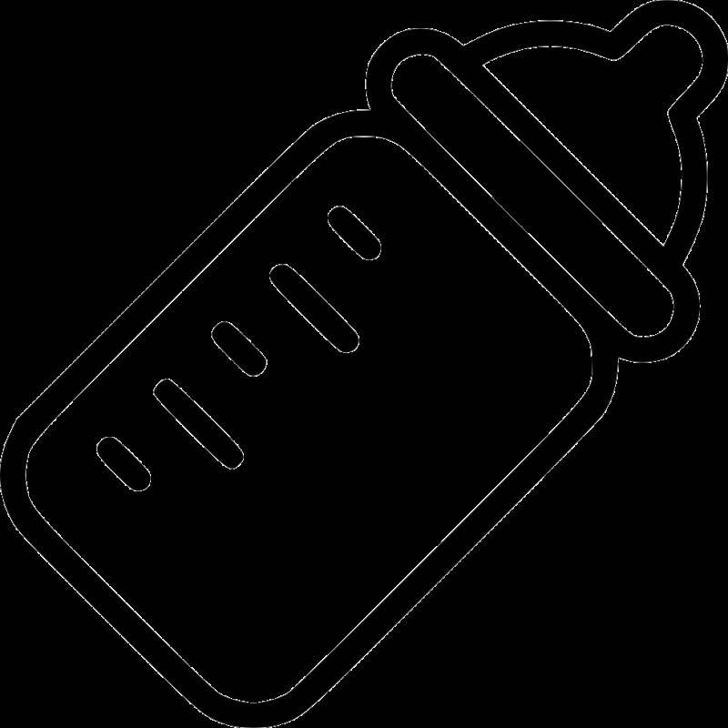 Детская бутылочка вектор