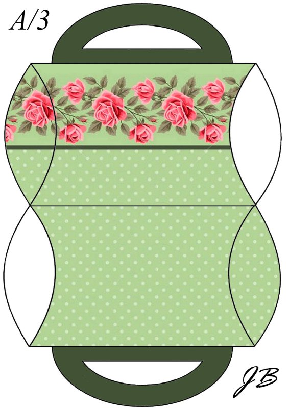 Скрапбукинг сумочка для подарка