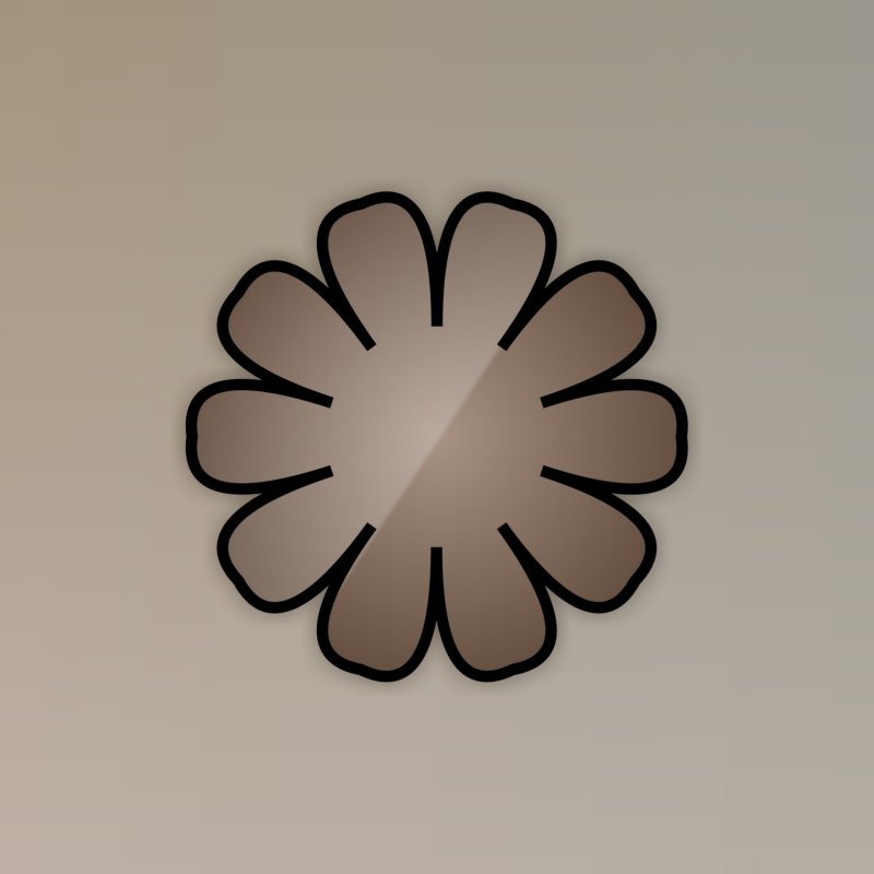 Цветочек 10 лепестков