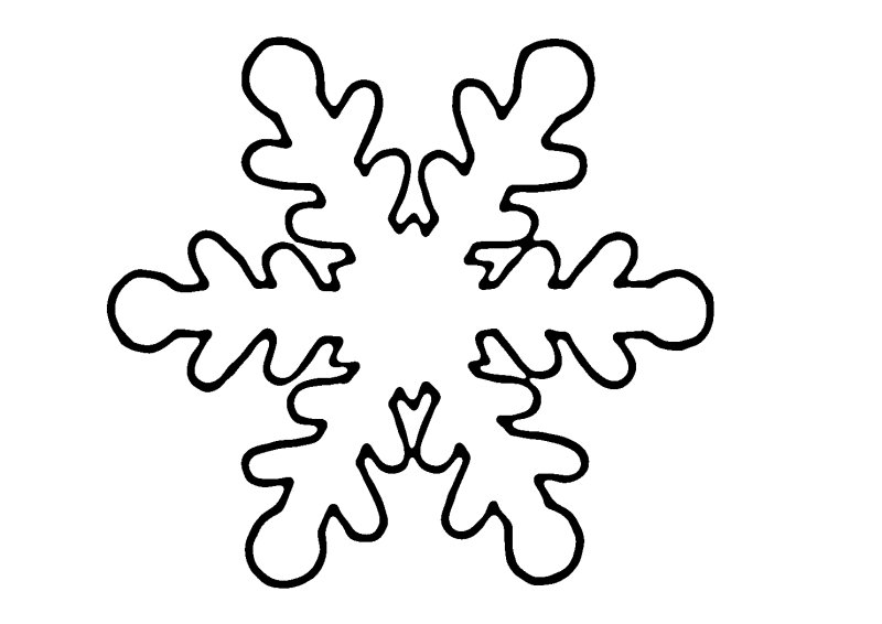 Снежинка рисунок