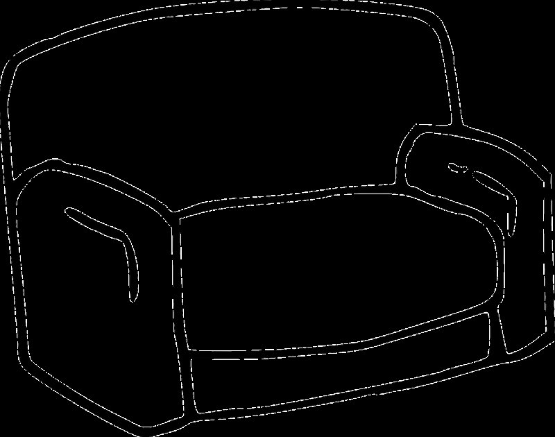 Кресло раскраска для детей