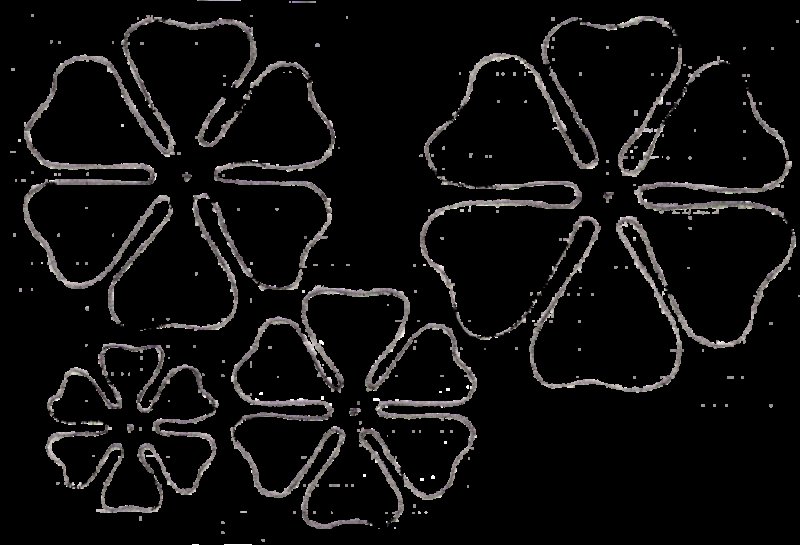 Цветы шаблоны для вырезания