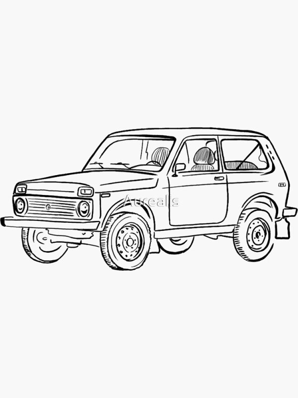 ВАЗ 2131 Нива раскраска