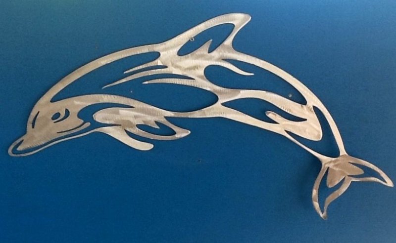 Прорезная резьба рыбы