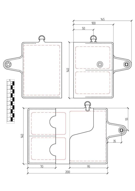 Лекало портмоне