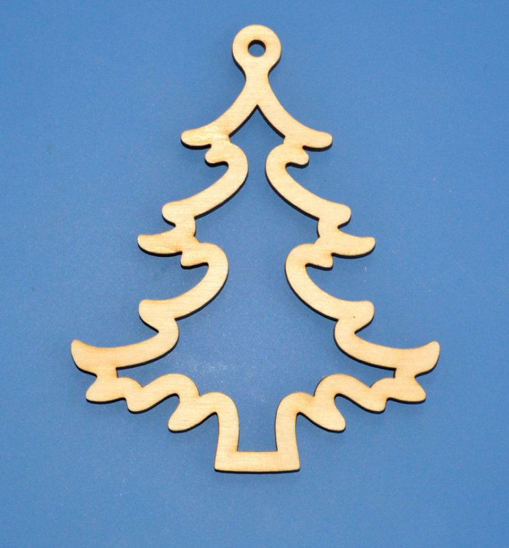 Игрушки на елку из фанеры