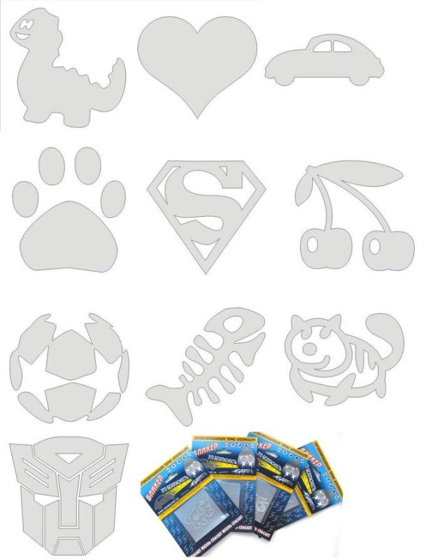 Трафареты для светоотражающих наклеек