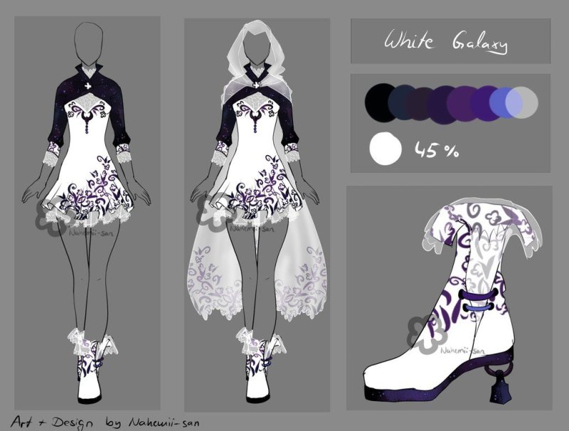 Дизайнерская одежда аниме