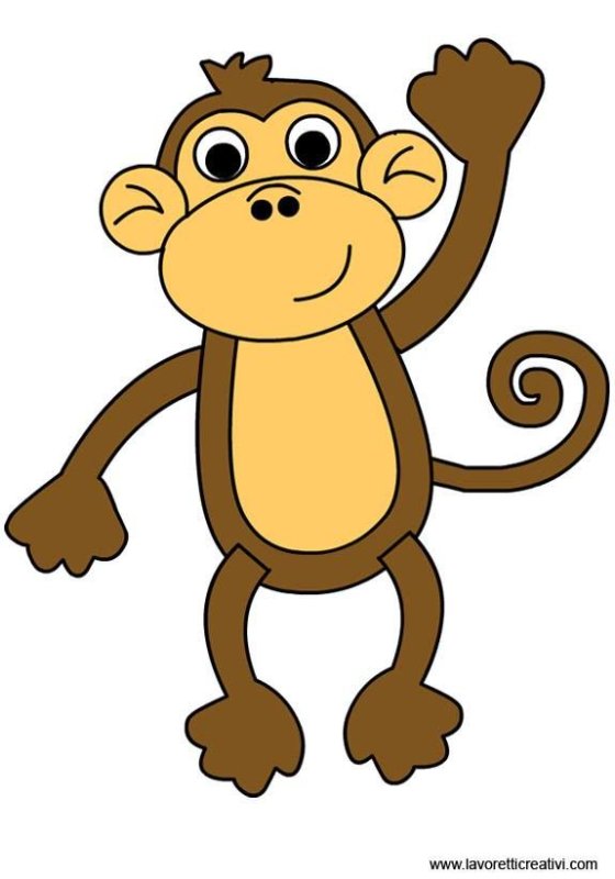 Обезьянка для вырезания