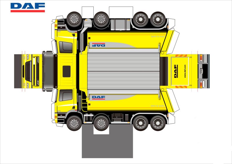 Развертка автомобиля