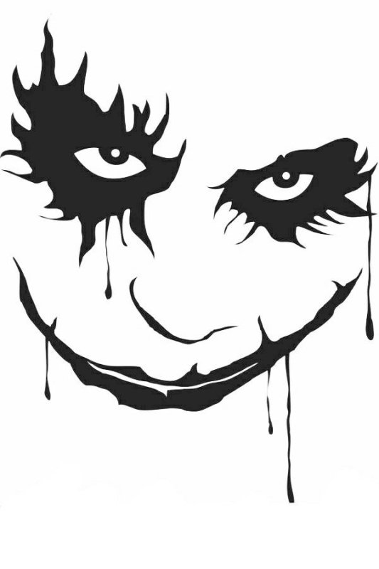 Джокер тату эскиз