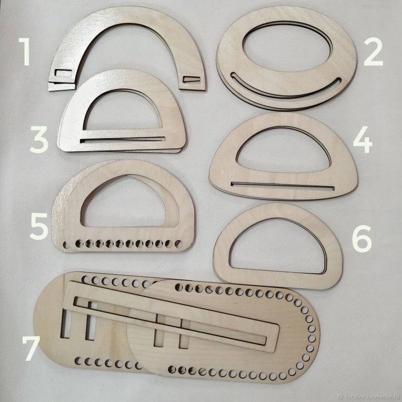 Ручка из фанеры для сумки