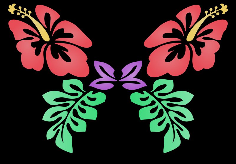 Бабочки для вырезания цветные