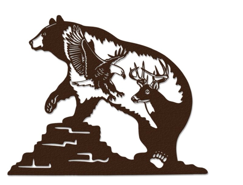 Силуэтное Выжигание по дереву