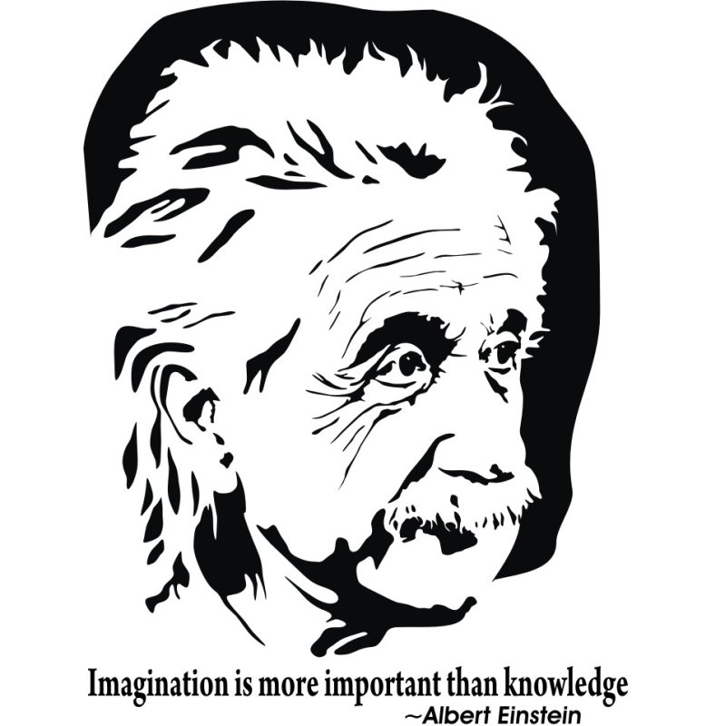 Эйнштейн рисунок