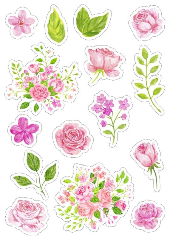 Цветы для вырезания Скрапбукинг