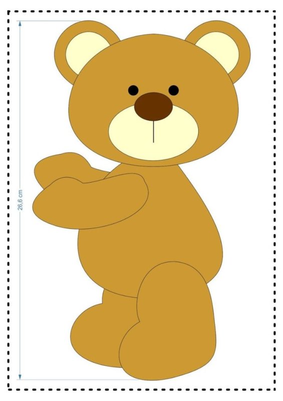 Аппликация Медвежонок