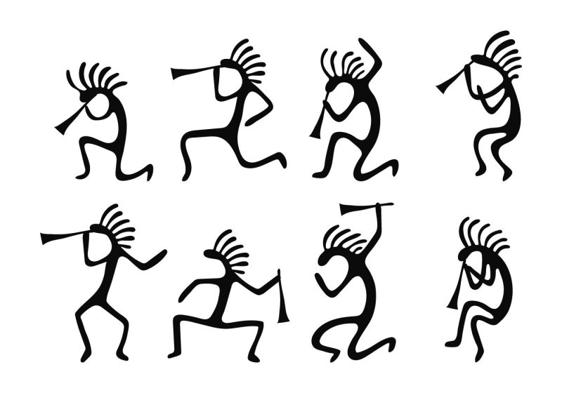 Наскальные рисунки индейцев Северной Америки