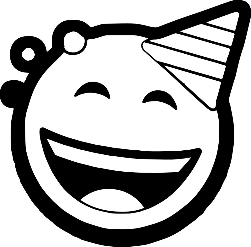 Смайлики раскраска