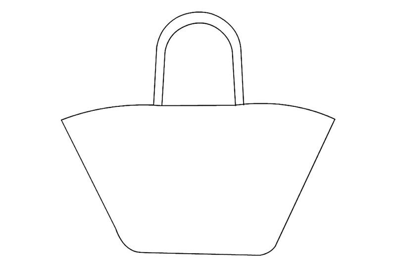 Трафарет сумки
