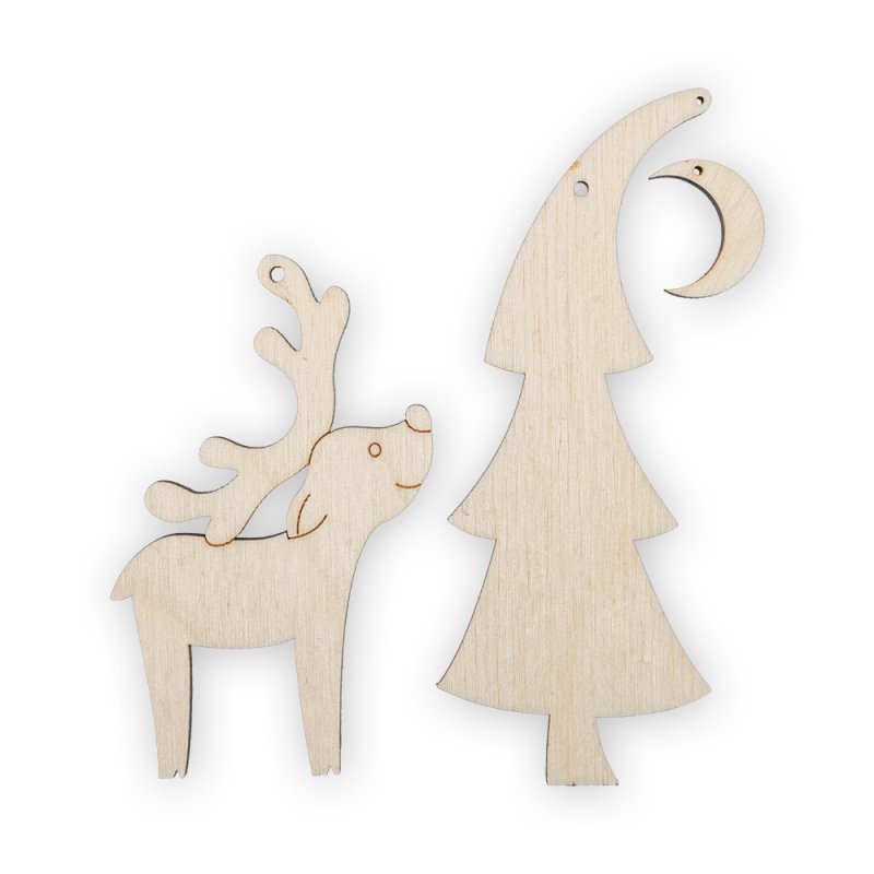 Новогодние фигурки для выпиливания