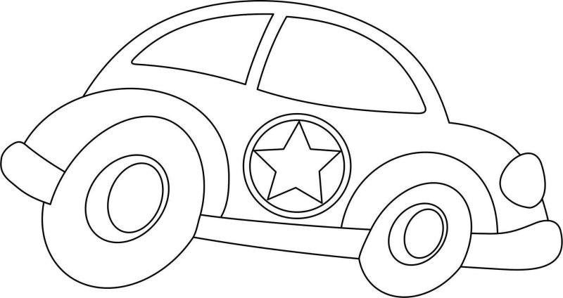 Машинка рисунок