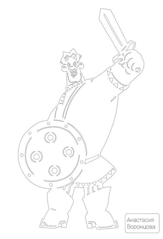 Шаблон богатыря