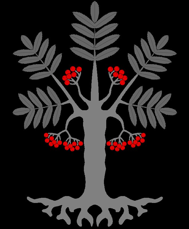 Рябина дерево для вырезания