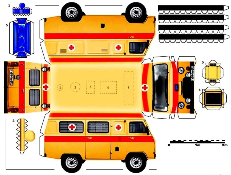 УАЗ Буханка склеить