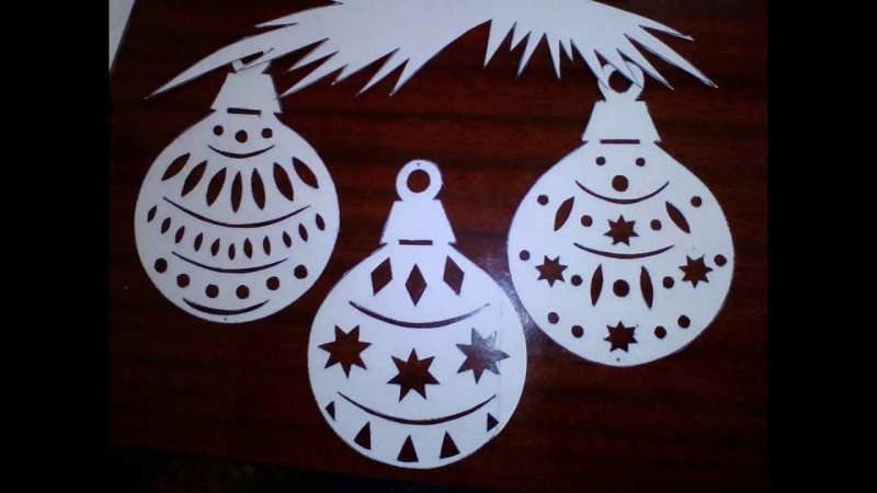 Шары из бумаги для украшения окон