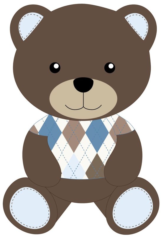 Аппликация Медвежонок