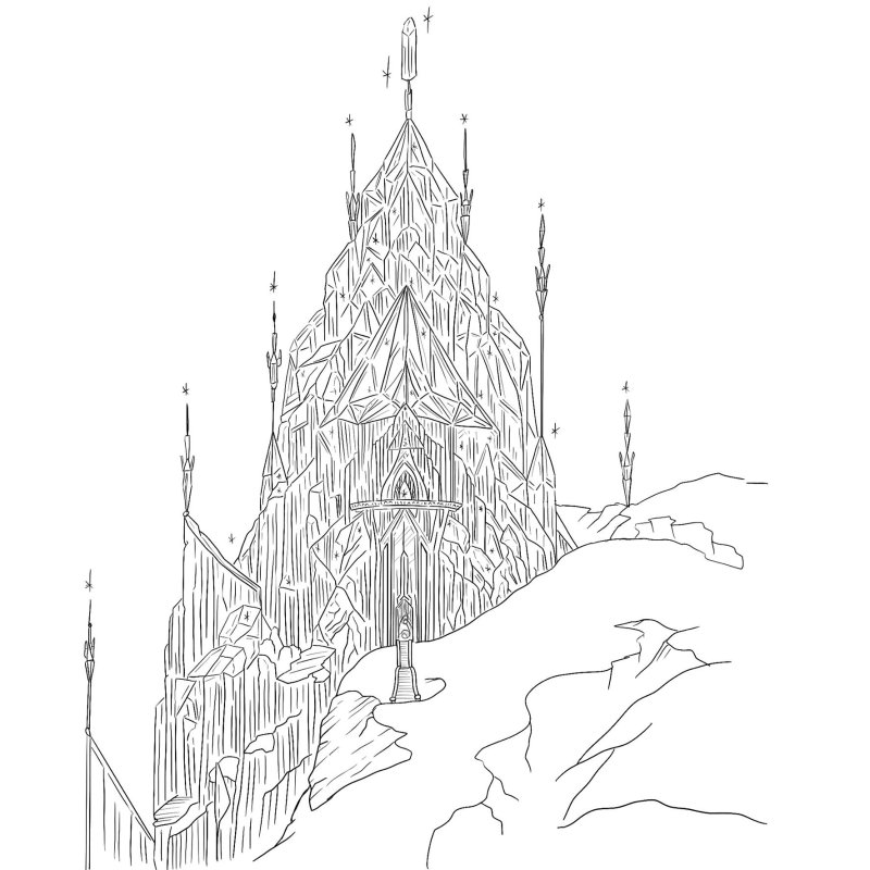 Замок снежной королевы Эльза