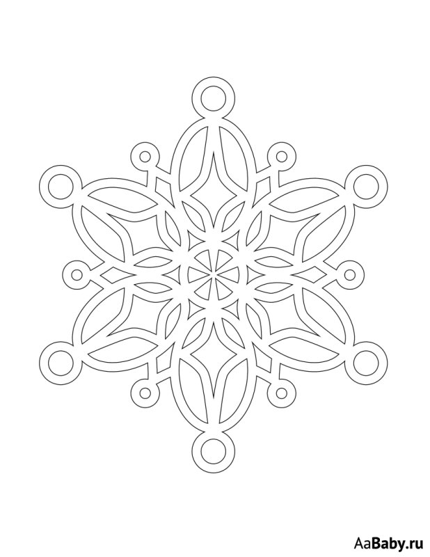 Ажурные снежинки