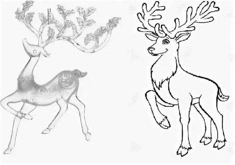 Серебряное копытце рисунок раскрасить