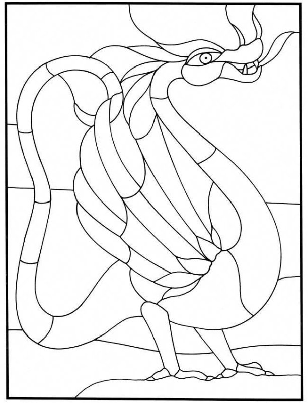 Эскизы для витража на стекле