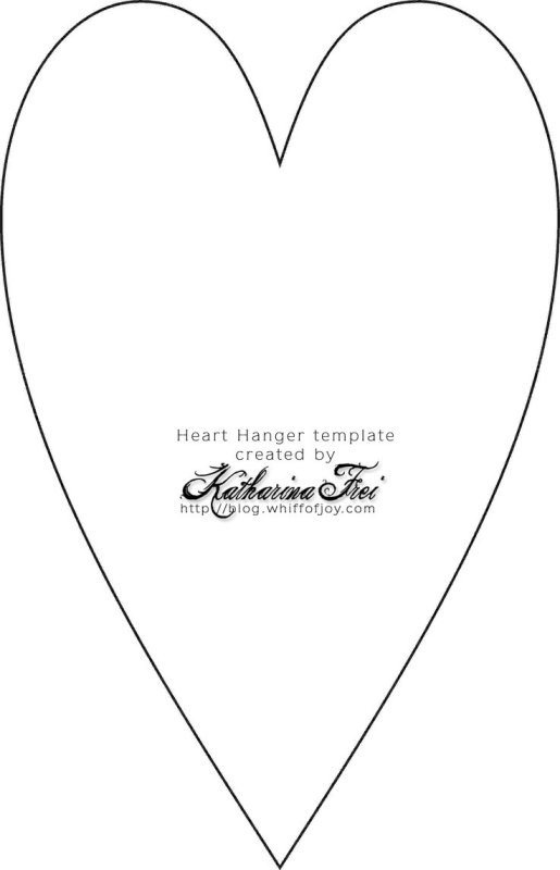 Сердце шаблон