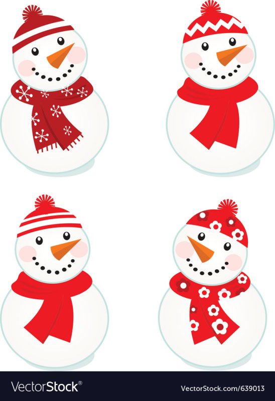 Цветные Снеговики на окна трафареты для вырезания
