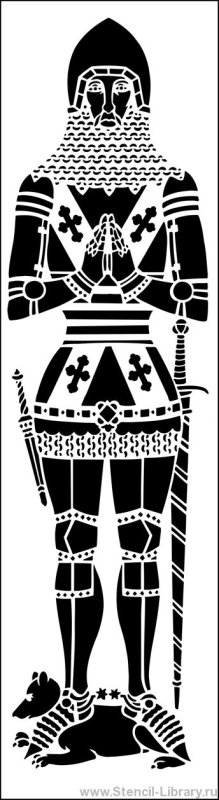 Трафареты средние века