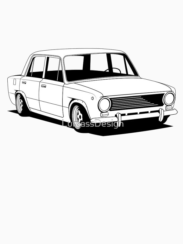 Машины ВАЗ 2101 разукрашки