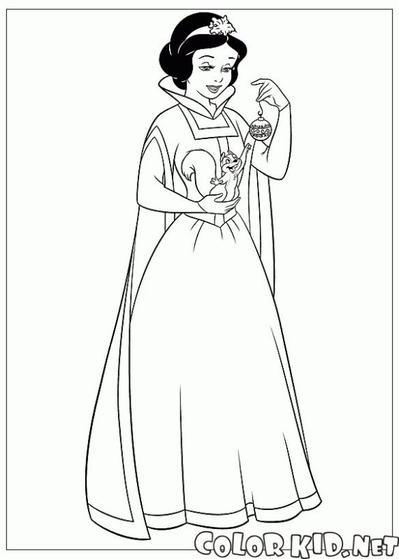 Раскраски принцессы Диснея