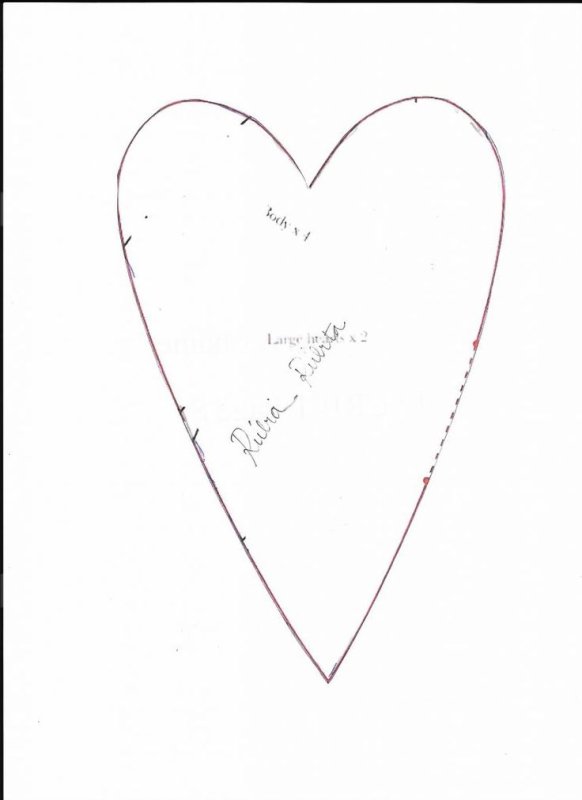 Лекало сердечко