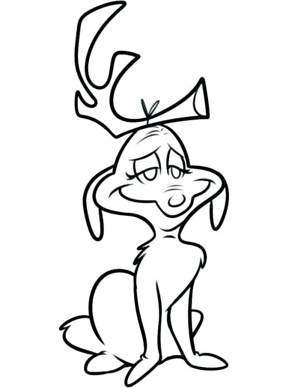 Трафарет Гринча