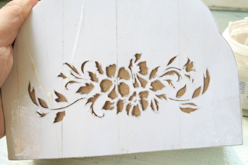 Объемный трафарет для стен