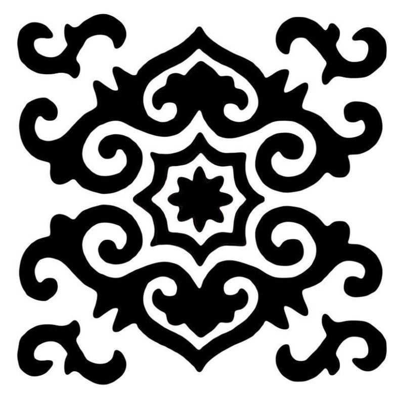 Татарский национальный орнамент вектор