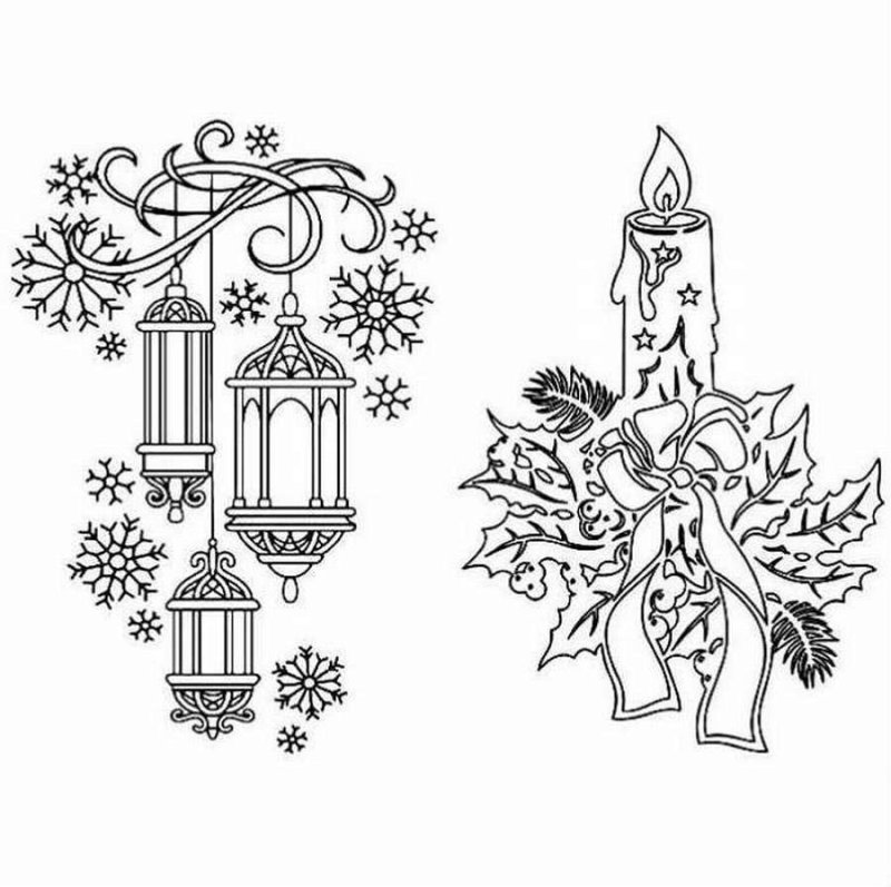 Трафарет "новогодний"